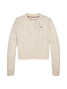 Tommy Hilfiger - Pointelle adīta jaka - Z00 IVORY PETAL Tommy Hilfiger - Pointelle adīta jaka - Z00 IVORY PETAL | Stockmann