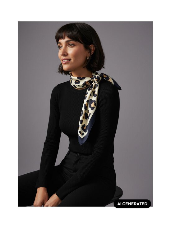A+more - Orleans šalle - BLACK/OFF WHITE | Stockmann - photo 4