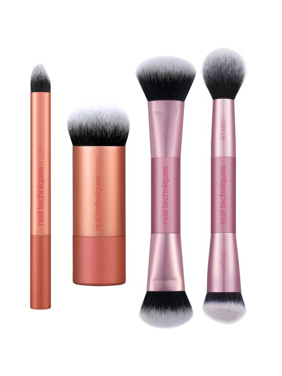 Real Techniques - Full Beat 4 Piece Brush Set -meikkisivellinsetti 4 kpl - NOCOL | Stockmann - photo 1