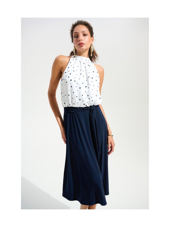 Joseph Ribkoff - Satin Dot Print -mekko - 2366 VANILLA/MIDNIGHT BLUE | Stockmann - photo 2