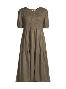 NOOM - Gala-pellavasekoitemekko - KHAKI GREEN | Stockmann