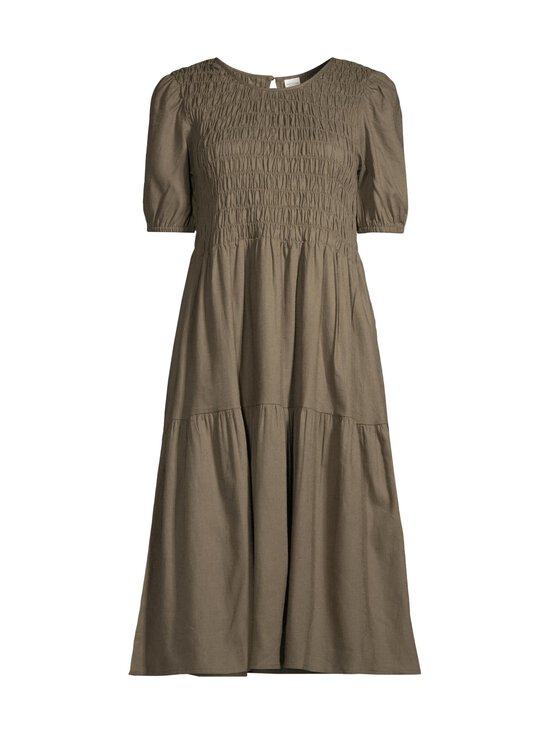 NOOM - Gala-pellavasekoitemekko - KHAKI GREEN | Stockmann - photo 1