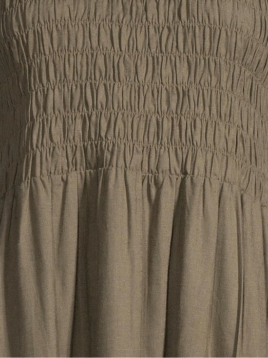 NOOM - Gala-pellavasekoitemekko - KHAKI GREEN | Stockmann - photo 4