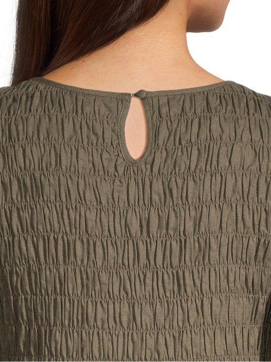 NOOM - Gala-pellavasekoitemekko - KHAKI GREEN | Stockmann - photo 5