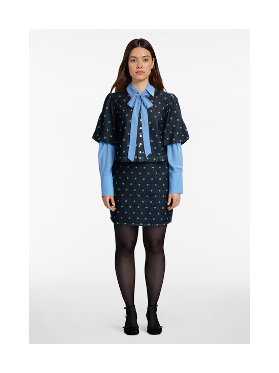 Vila - Vipal 2/4 Dot džinsa krekls - DARK BLUE DENIM | Stockmann - photo 3