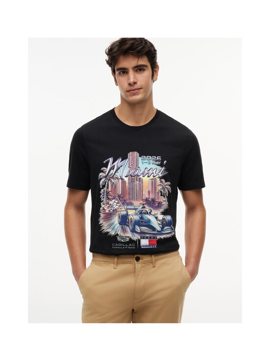 Tommy Hilfiger - TH x CF1 Miami Graphic t-paita - BDS BLACK | Stockmann - photo 2