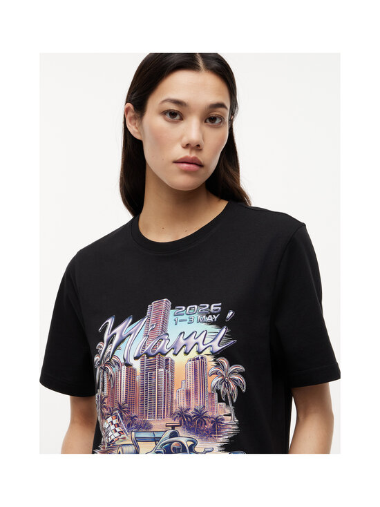 Tommy Hilfiger - TH x CF1 Miami Graphic t-paita - BDS BLACK | Stockmann - photo 8