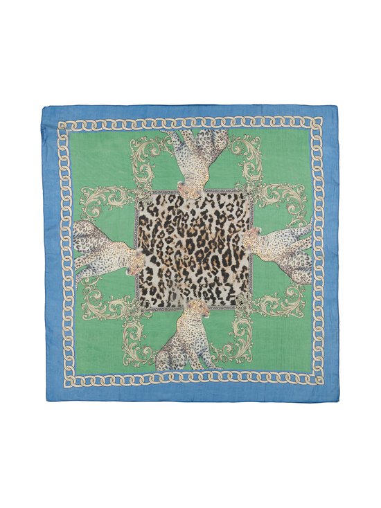 A+more - Fiery zīda šalle 100 x 100 cm - BLUE/GREEN | Stockmann - photo 2