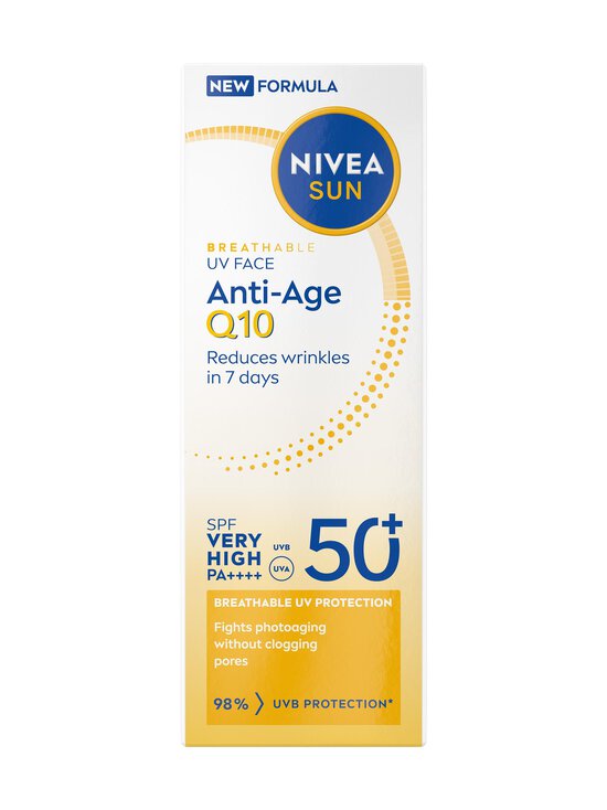 NIVEA - UV Face Anti-Age Q10 Sun Cream SK50+ -aurinkosuojavoide - NOCOL | Stockmann - photo 2