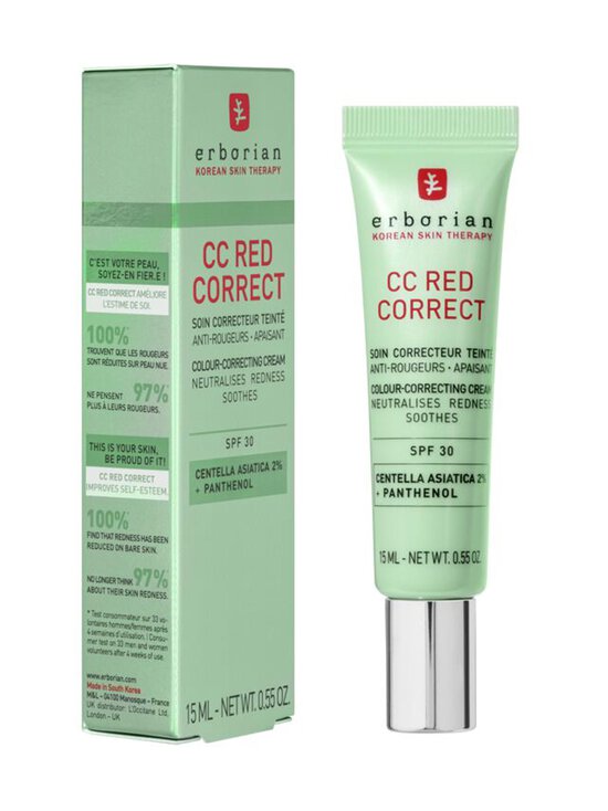 Erborian - CC Red Correct -sävytetty kasvovoide - NOCOL | Stockmann - photo 6