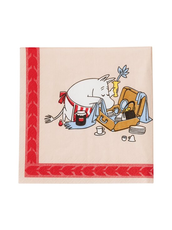 Moomin Arabia - Moomin Holiday Rush salvetes 16,5 cm - MULTICOLOR | Stockmann - photo 1