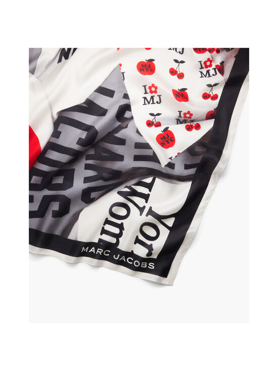Marc Jacobs - Canal St zīda lakats - 002 BLACK MULTI | Stockmann - photo 2