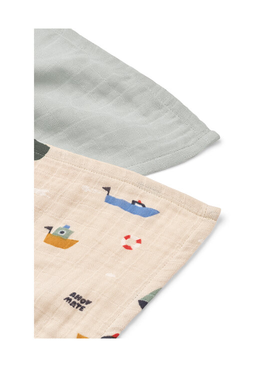 Liewood - Musliiniliinat 2-pack - 2669 SAILING / DOVE BLUE MIX | Stockmann - photo 2