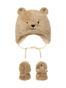 Name It - Aksessuaaride komplekt NbnMatuta Teddy - PURE CASHMERE | Stockmann