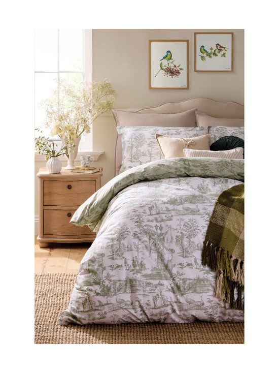 Laura Ashley - Braysmith Toile -pussilakanasetti - 33 OLIVE GREEN | Stockmann - photo 3