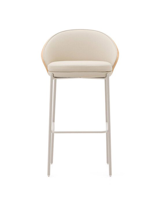 Kave Home - Eamy-baarituoli beige keinonahka/saarni K 75 cm - BEIGE | Stockmann - photo 2