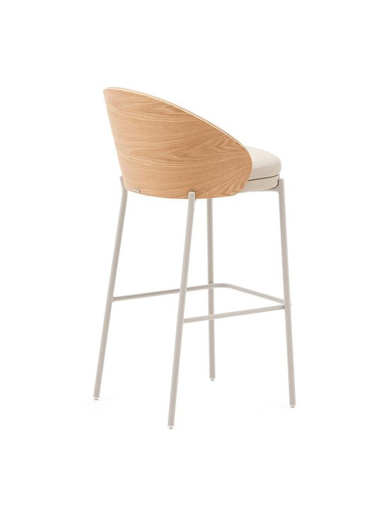 Kave Home - Eamy-baarituoli beige keinonahka/saarni K 75 cm - BEIGE | Stockmann - photo 3