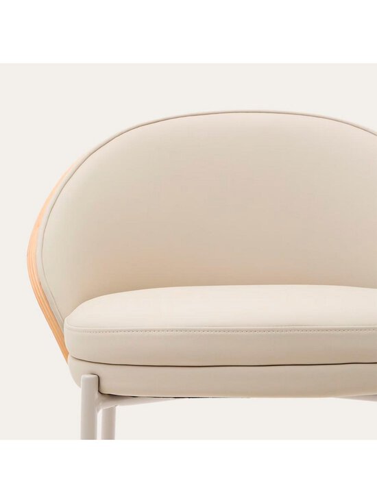 Kave Home - Eamy-baarituoli beige keinonahka/saarni K 75 cm - BEIGE | Stockmann - photo 5
