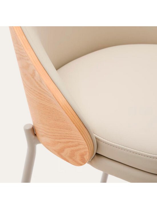 Kave Home - Eamy-baarituoli beige keinonahka/saarni K 75 cm - BEIGE | Stockmann - photo 6