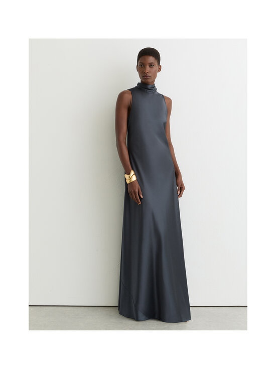 Reiss - Fae Satin Cape Maxi -mekko - 05 GREY | Stockmann - photo 3