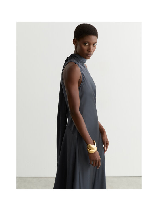 Reiss - Fae Satin Cape Maxi -mekko - 05 GREY | Stockmann - photo 4