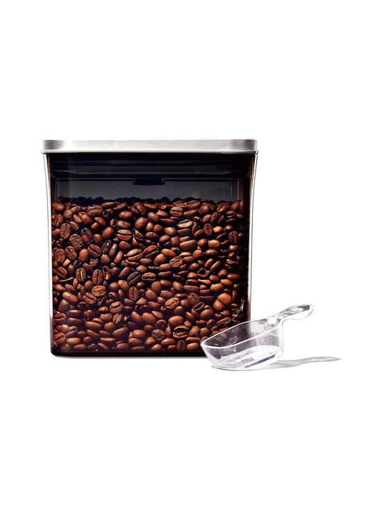 OXO - Brew SteeL Coffee POP - kahvin säilytysastia + kahvimitta 1,6 l - CLEAR, WHITE | Stockmann - photo 3