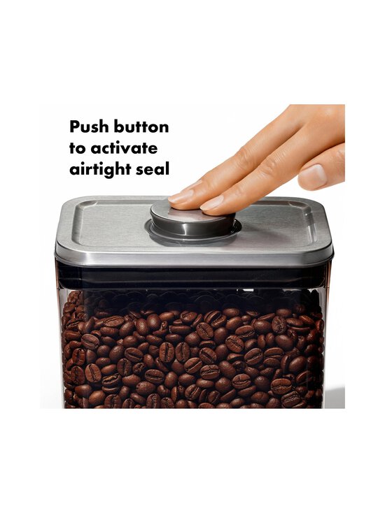 OXO - Brew SteeL Coffee POP - kahvin säilytysastia + kahvimitta 1,6 l - CLEAR, WHITE | Stockmann - photo 5
