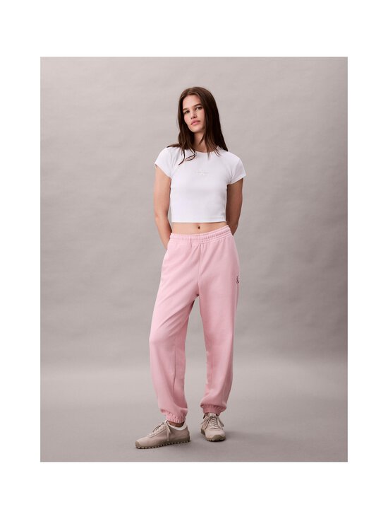 Calvin Klein Jeans - Monologo French Terry treniņbikses - TE0 PINK NECTAR - photo 2 Calvin Klein Jeans - Monologo French Terry treniņbikses - TE0 PINK NECTAR | Stockmann - photo 2