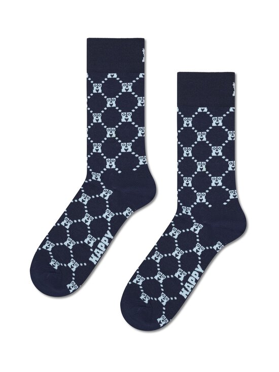 Happy Socks - Monogram-sukat - 6500 NAVY | Stockmann - photo 1