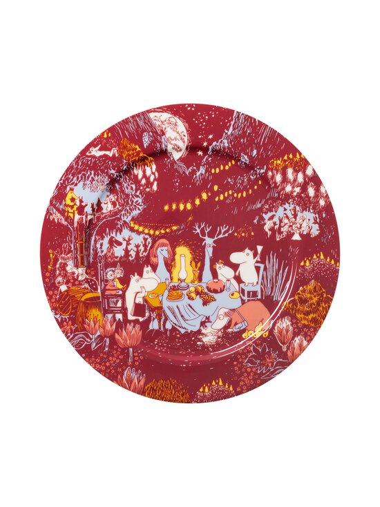 Moomin Arabia - Juhlan Aika -tarjoilulautanen 30 cm - RED | Stockmann - photo 1