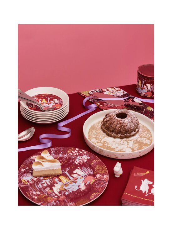 Moomin Arabia - Juhlan Aika -tarjoilulautanen 30 cm - RED | Stockmann - photo 3