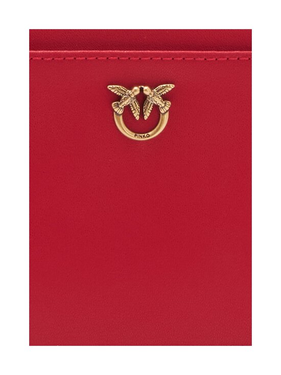 Pinko - Ādas karšu maks - R30Q RED-ANTIQUE GOLD - photo 3 Pinko - Ādas karšu maks - R30Q RED-ANTIQUE GOLD | Stockmann - photo 3