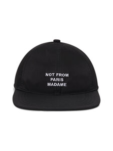Drôle de Monsieur - Slogan Flat Visor -lippalakki - BL BLACK | Stockmann