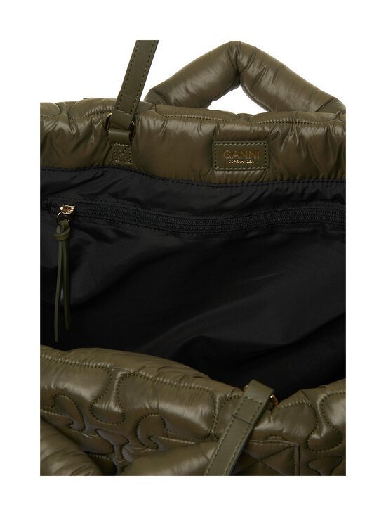 Ganni - Re-Tech Quilted Tote -laukku - 861 KALAMATA | Stockmann - photo 3