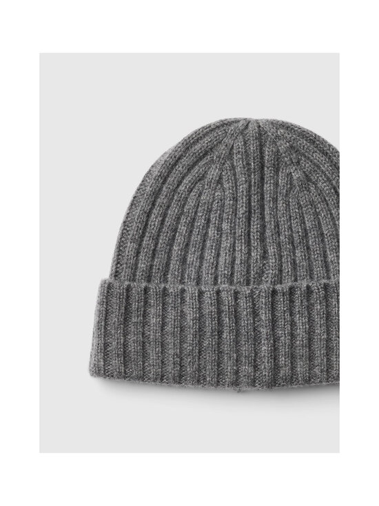 Selected - Kašmiirisegust kootud müts SlmCalle Cashmere Blend - MEDIUM GREY MELANGE | Stockmann - photo 2