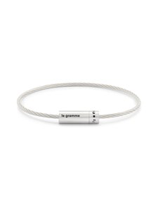 le gramme - 7g Brushed Sterling Silver Cable -rannekoru - SILVER | Stockmann