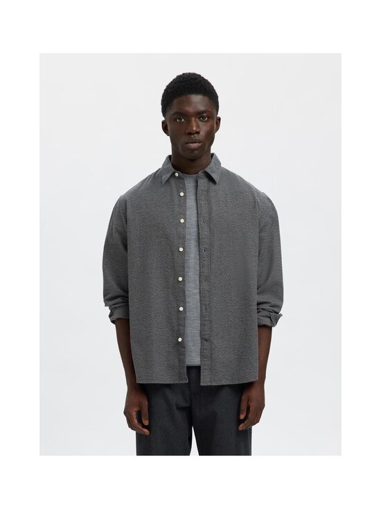Selected - SlhRegNoah Brushed -paita - GRAY FLANNEL DETAIL:TWISTED - BLACK - photo 2 Selected - SlhRegNoah Brushed -paita - GRAY FLANNEL DETAIL:TWISTED - BLACK | Stockmann - photo 2
