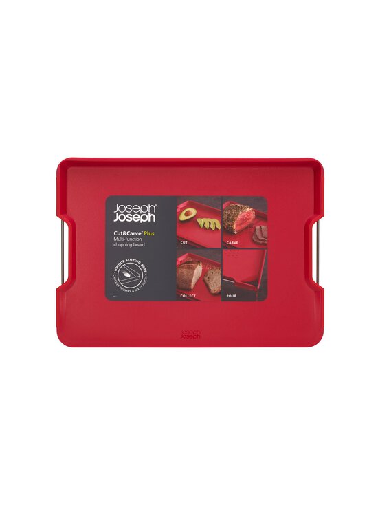 Joseph Joseph - Cut&Carve Plus Large -leikkuulauta - RED - photo 2 Joseph Joseph - Cut&Carve Plus Large -leikkuulauta - RED | Stockmann - photo 2