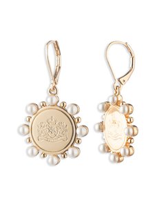 Lauren Ralph Lauren - Kõrvarõngad Bernadette Coin Pearl Drop - GLD/WHITE | Stockmann