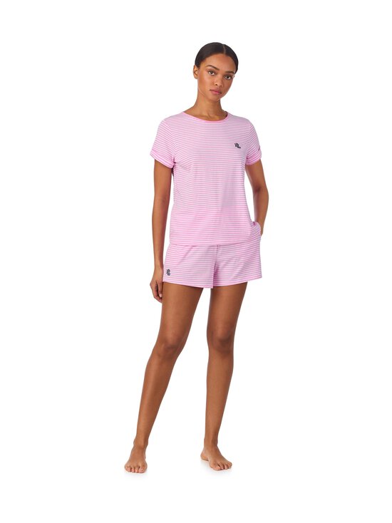 Lauren Ralph Lauren - Crew Boxer Set -shortsipyjama - 674 PINK STP | Stockmann - photo 1