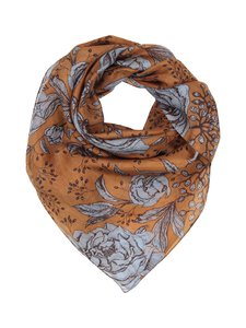 A+more - Silva zīda lakats 100 x 100 cm - BROWN/BLUE A+more - Silva zīda lakats 100 x 100 cm - BROWN/BLUE | Stockmann