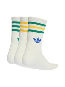 adidas Originals - 3 Stripes Crew -sukat 3-pack - KD8250 OWHITE/OWHITE/OWHITE | Stockmann