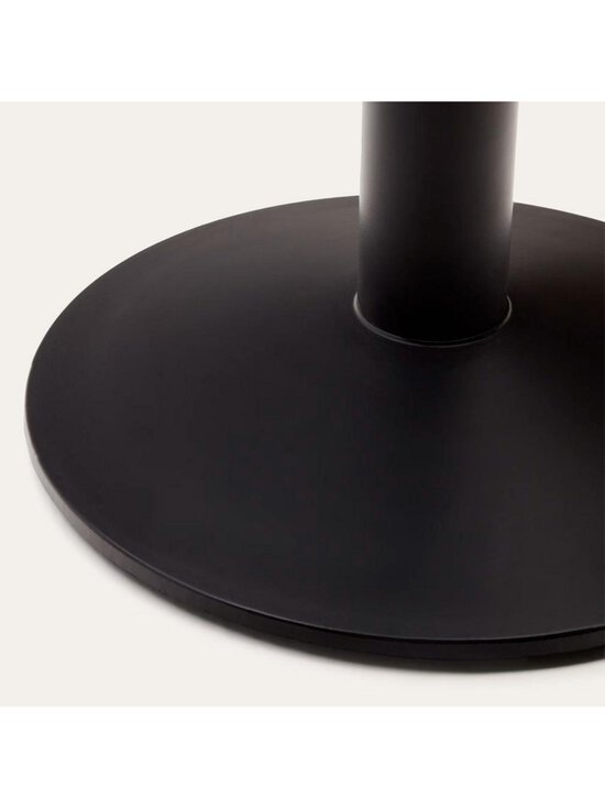 Kave Home - Esilda-ruokapöytä pähkinä/musta ⌀ 90 cm - BROWN | Stockmann - photo 4