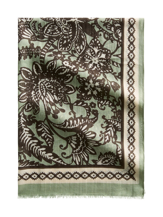 Marc O'Polo - Printtikuvioitu puuvilla-modaalihuivi - B53 MULTI/ FRESH SAGE | Stockmann - photo 4