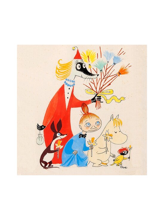 Muumi-pääsiäisservetit 25 x 25 cm, 20 kpl