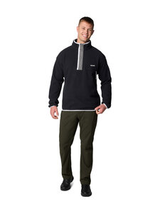 Columbia - Helvetia II Half Snap -fleecepaita - 010 BLACK | Stockmann