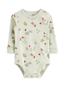 Lindex - Pitkähihainen body - 1326 LIGHT DUSTY GREEN | Stockmann