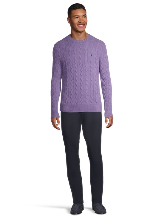 Polo Ralph Lauren - Palmikkoneule - 502 LIGHT CORONET PURPLE HEATHER | Stockmann - photo 4