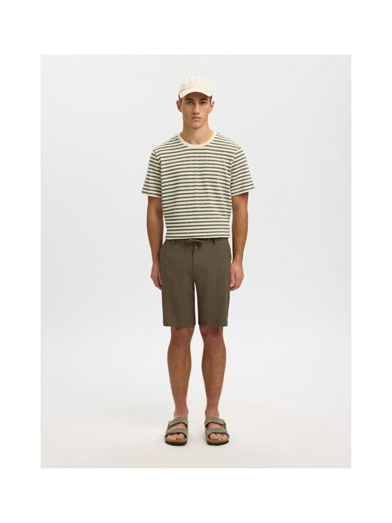 Selected - Slmregular Brody -puuvillasekoiteshortsit - FOREST NIGHT | Stockmann - photo 3