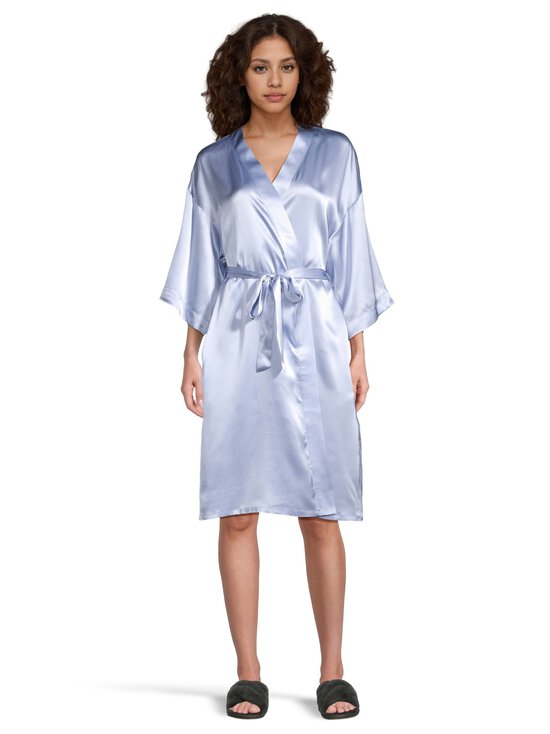 Stockmann Silk - Maya- silkkiaamutakki lahjapakkauksessa - LIGHT BLUE | Stockmann - photo 2